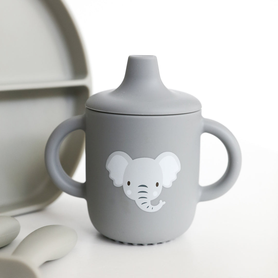 Baby Elephant - Silicone Sippy Cup