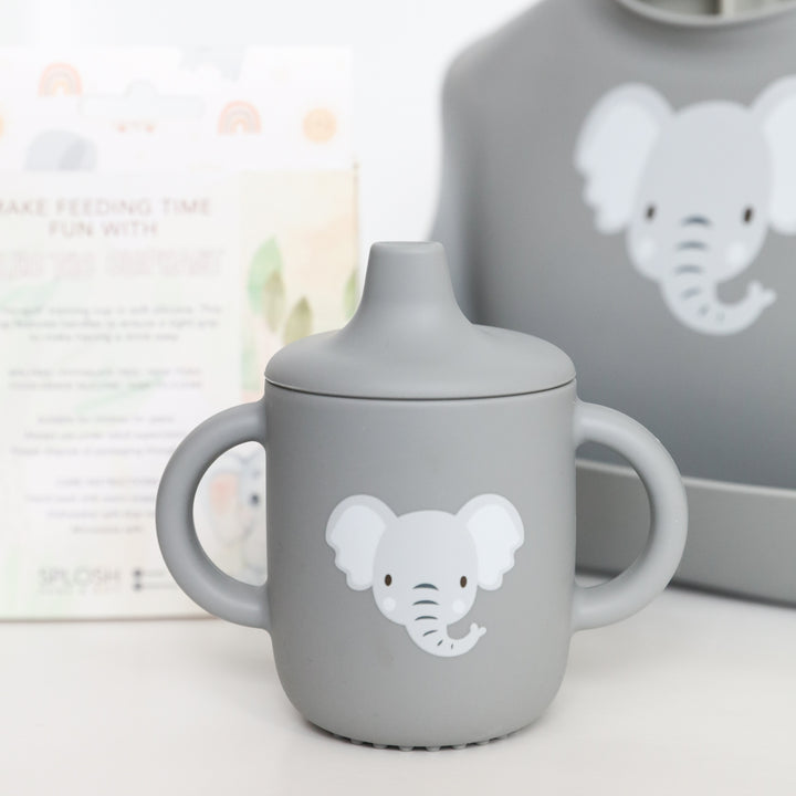 Baby Elephant - Silicone Sippy Cup