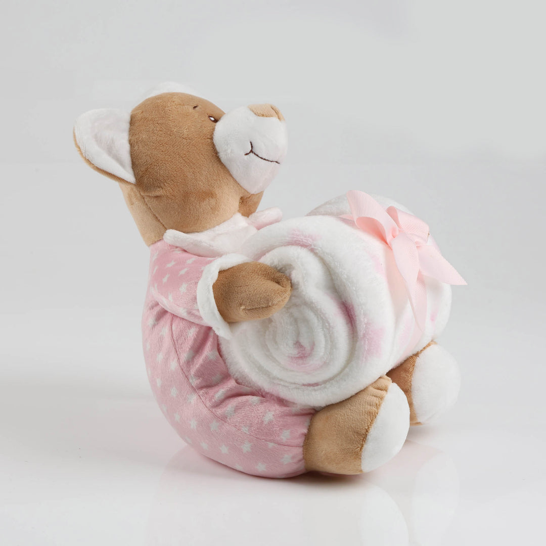 Baby Pink Starbright Teddy and Bauble Gift Pack