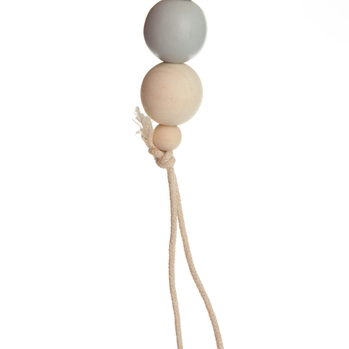 Baby Pink Bunting with Beads and Tassels Hanger

