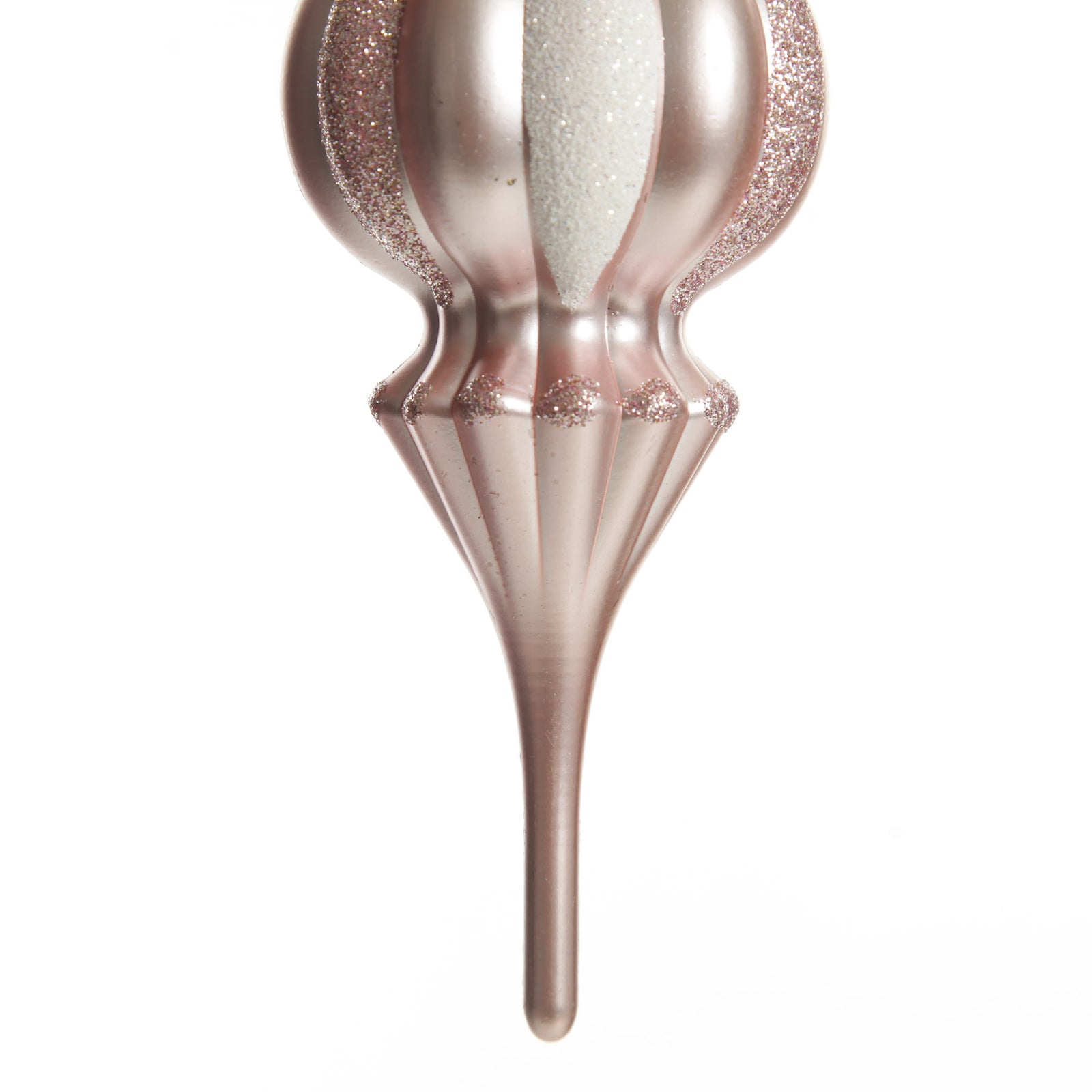 Baby Pink Christmas Finial Decoration