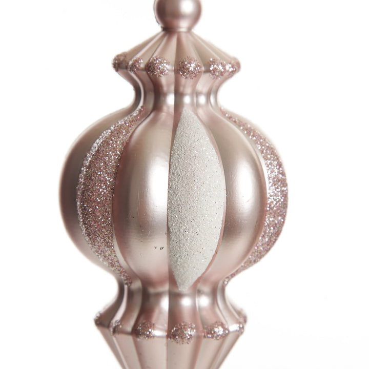 Baby Pink Christmas Finial Decoration