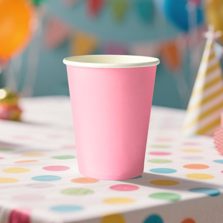 Baby Pink Paper Cups - Pack of 12