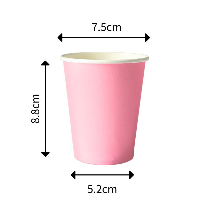 Baby Pink Paper Cups - Pack of 12