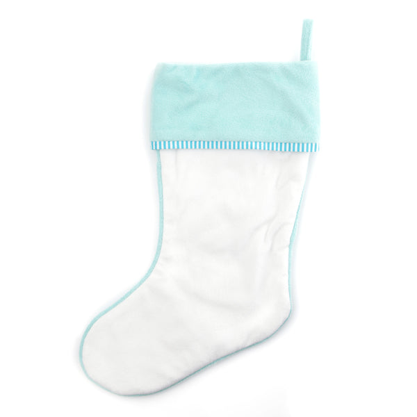 Baby Pink Teddy Bear Stocking - Back