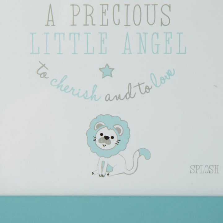 Personalised Blue Baby Photo Frame