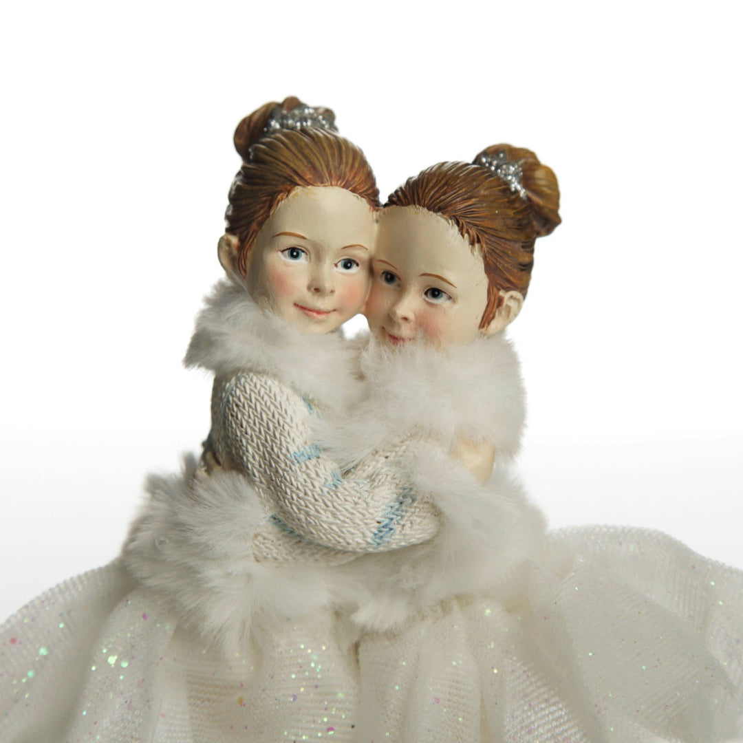 Embracing Ballerinas Ornament Close up