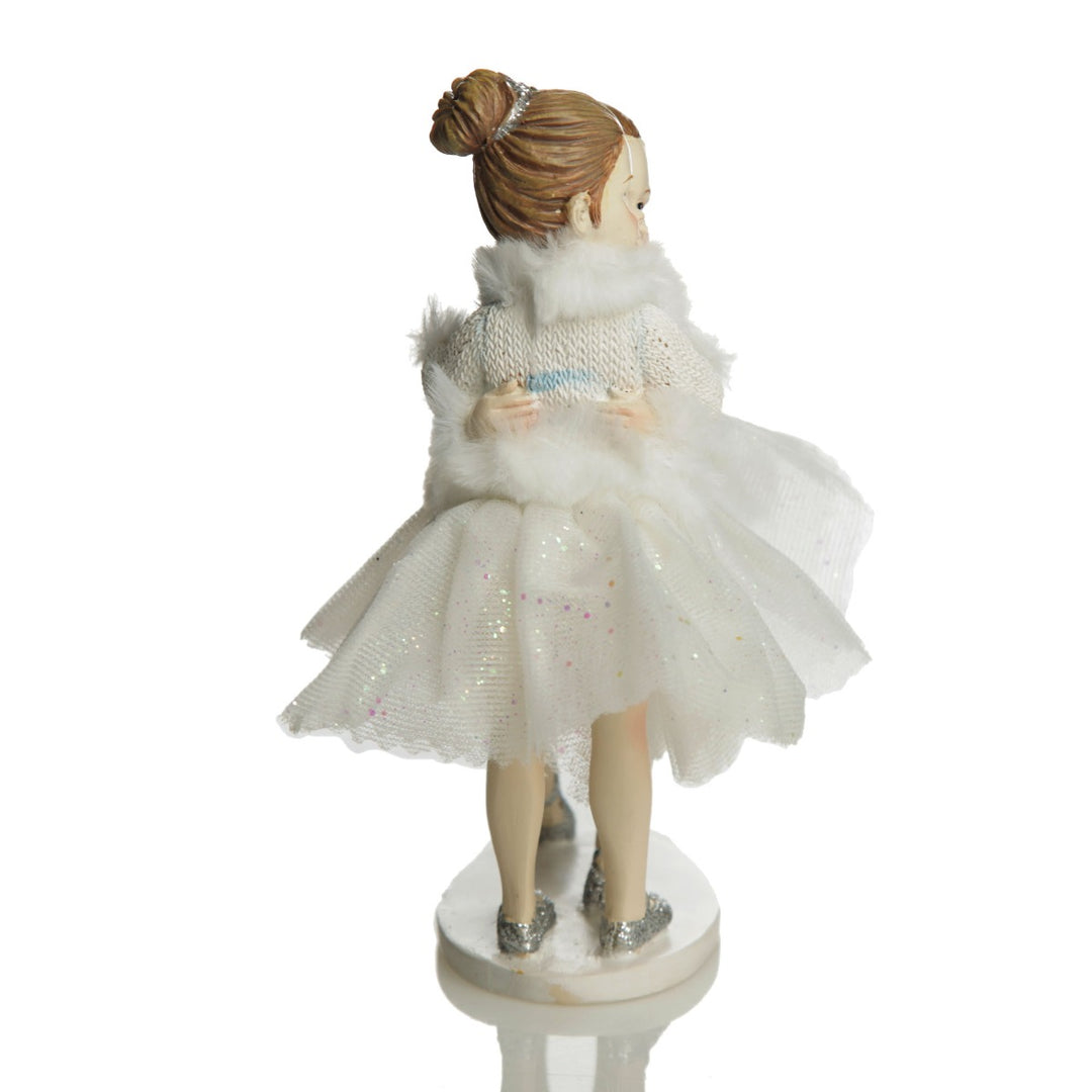 Embracing Ballerinas Ornament Right side detail