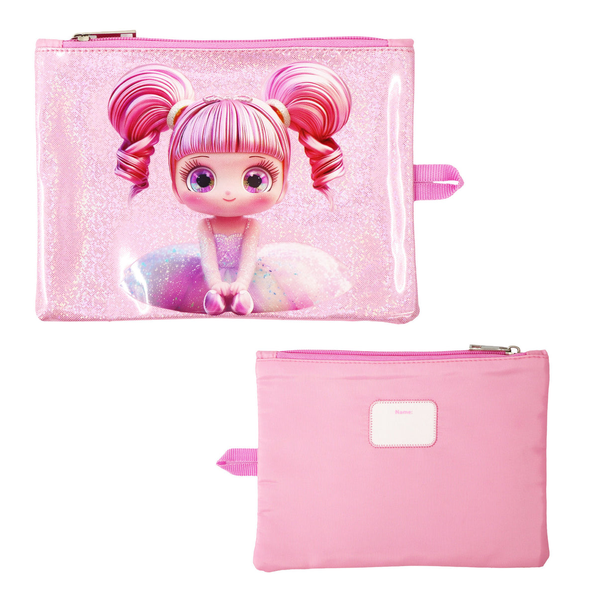 Ballerina Sparkle Pencil Case - Pink