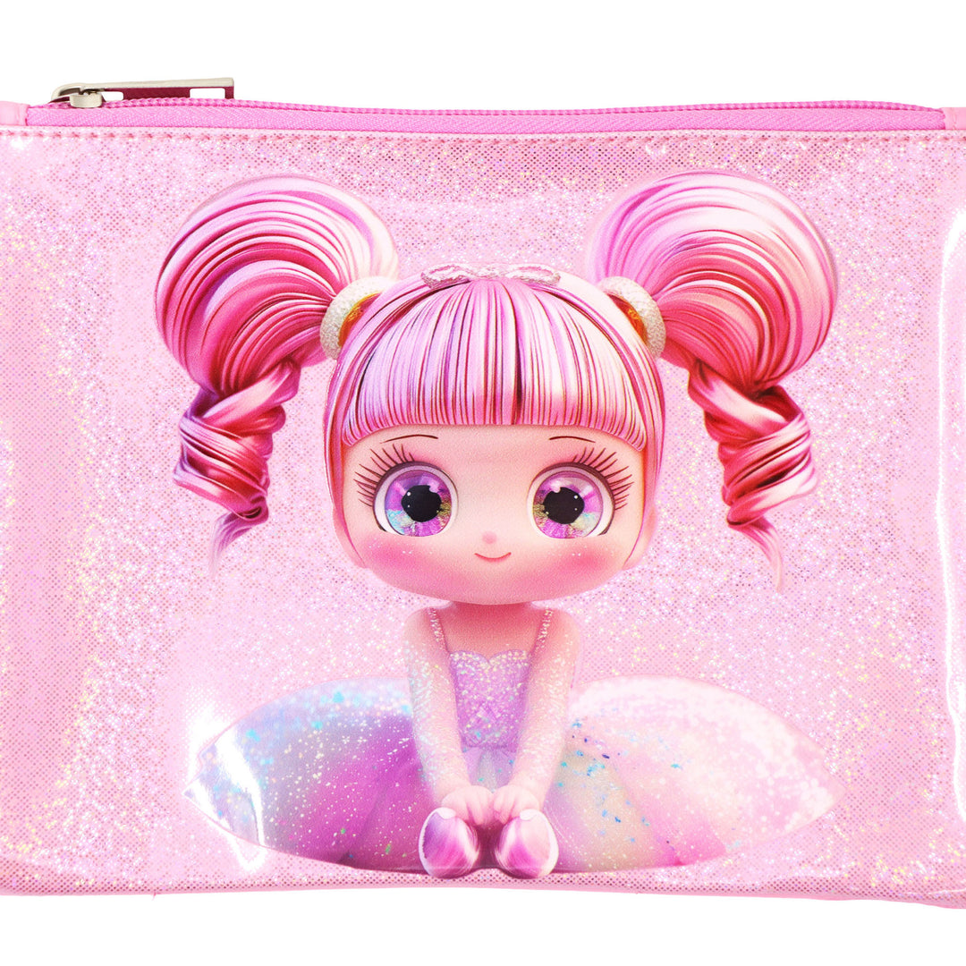 Ballerina Sparkle Pencil Case - Pink