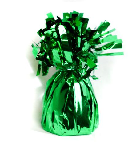 Balloon Weight - Green Foil