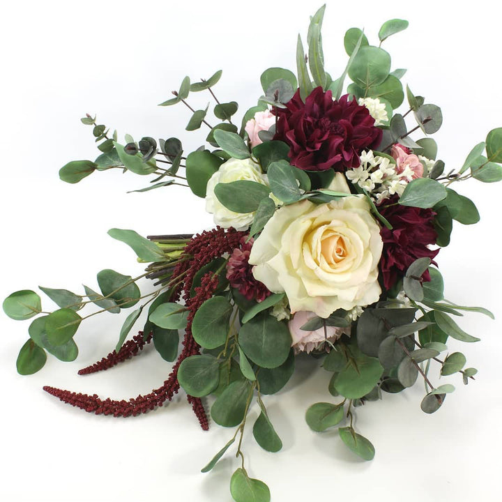 Custom Classic Wedding Bouquet Real Touch Flowers