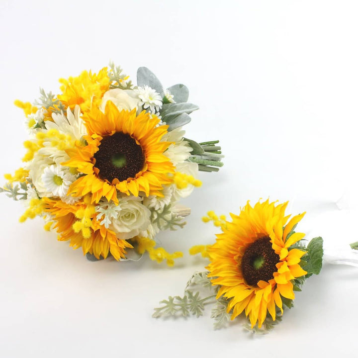 Custom Classic Wedding Bouquet Real Touch Flowers