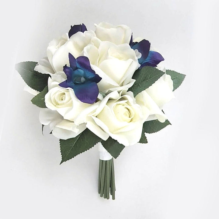 Custom Classic Wedding Bouquet Real Touch Flowers