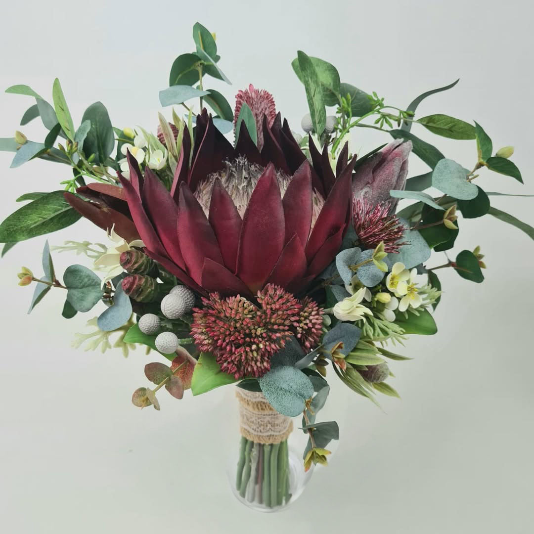 Custom Classic Wedding Bouquet Real Touch Flowers