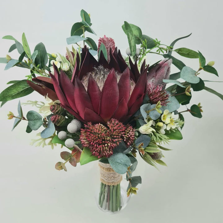Custom Classic Wedding Bouquet Real Touch Flowers