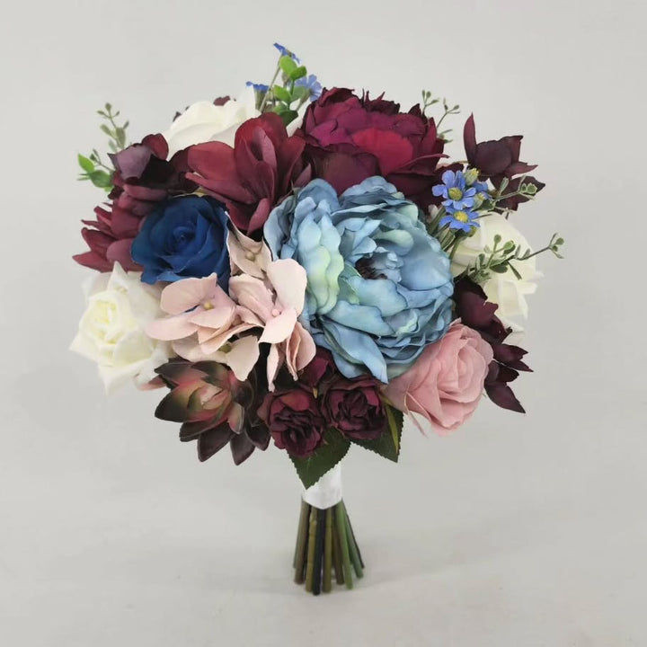 Custom Classic Wedding Bouquet Real Touch Flowers