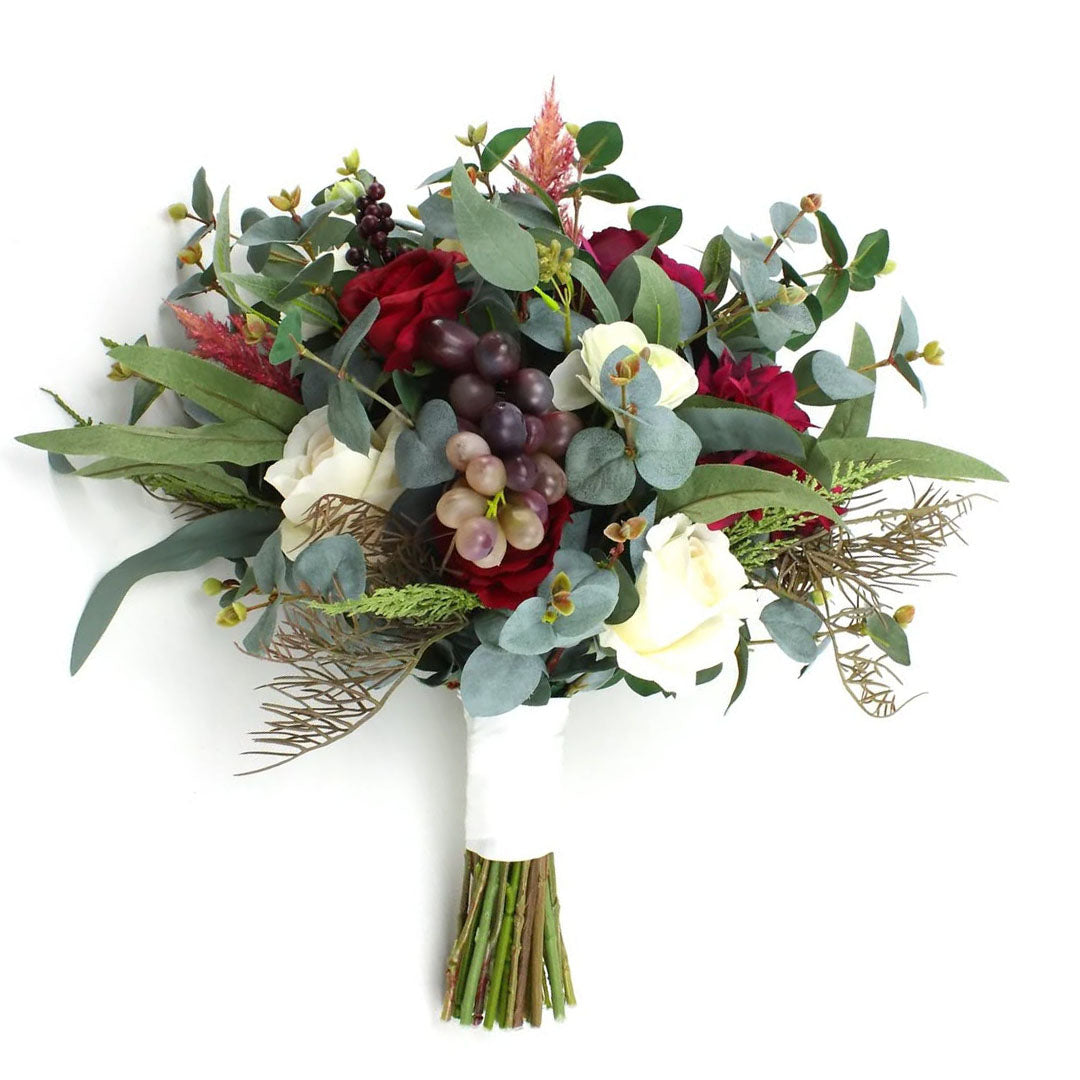 Custom Classic Wedding Bouquet Real Touch Flowers