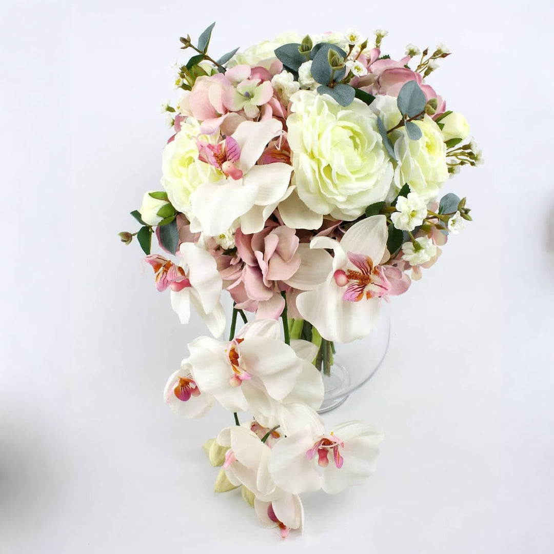 Custom Classic Wedding Bouquet Real Touch Flowers