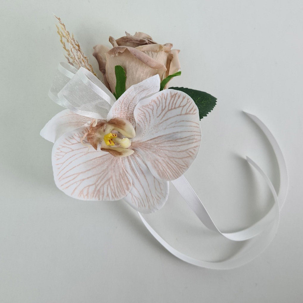 Real Touch Faux Flower Corsage