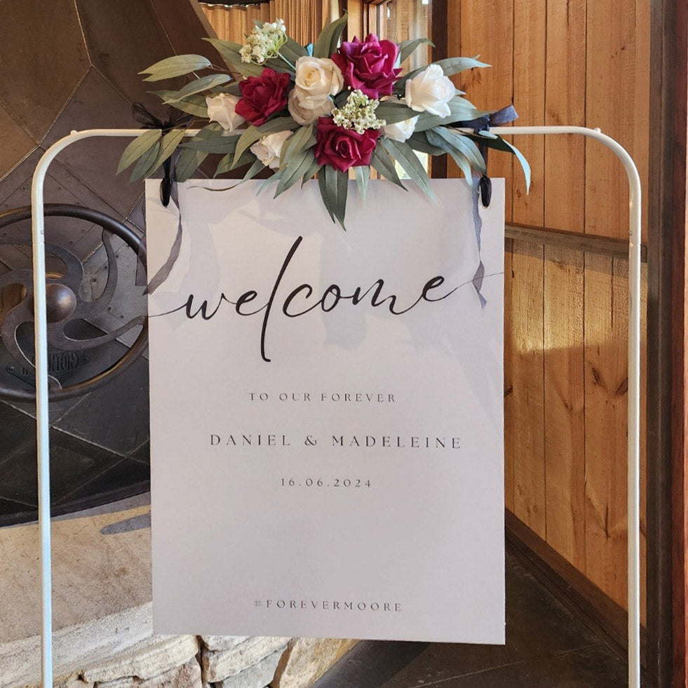 Wedding Sign Arrangement