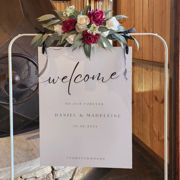 Wedding Sign Arrangement