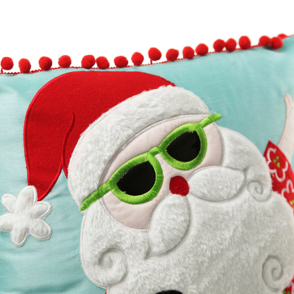 Pom Pom Santa Cushion Cover - Detail