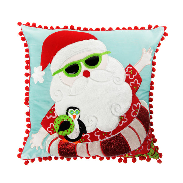 Pom Pom Santa Cushion Cover