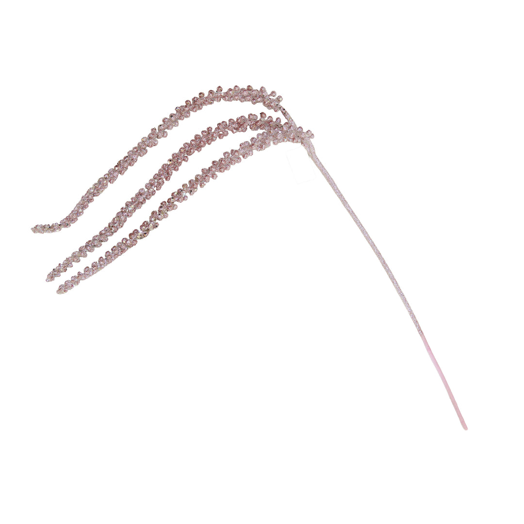 Beaded Pink Weeping Spray - 94cm
