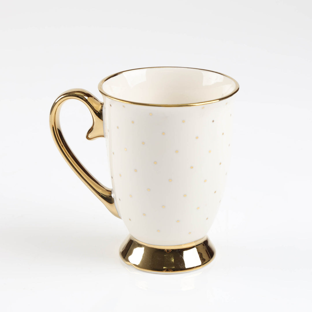 Best Nan - Inside and Out Lilac Floral Footed Mug Set