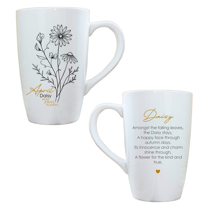 Birth Flower Latte Mug
