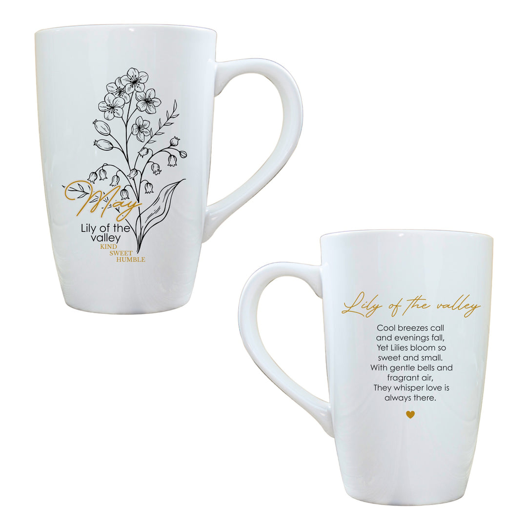 Birth Flower Latte Mug