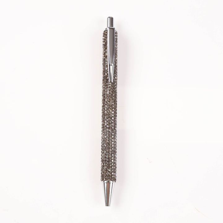 Black Diamonte Ball Point Pen