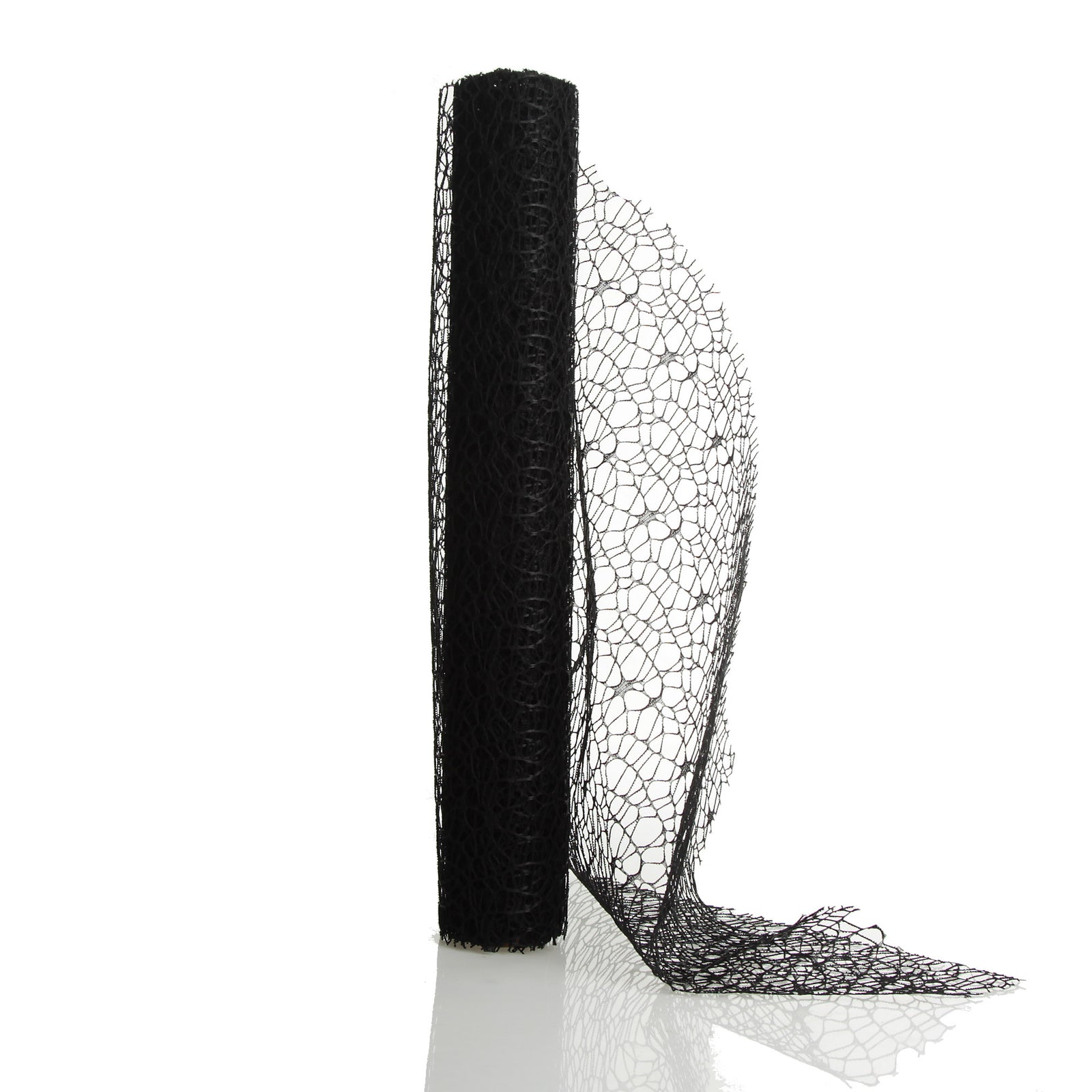 Black Lace Spider Mesh Roll 