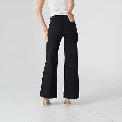 Black Patch Pocket - Wide Leg - Size 12