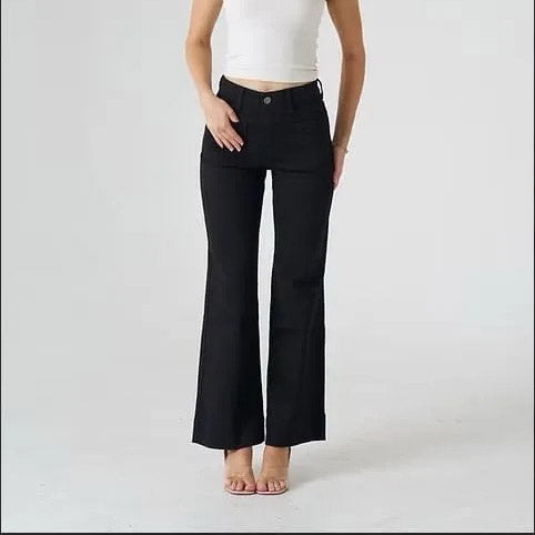 Black Patch Pocket - Wide Leg - Size 12
