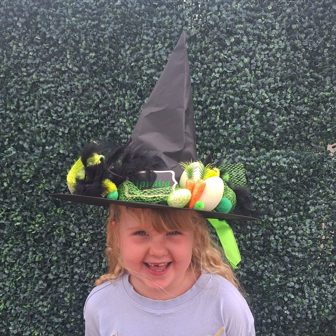 Handmade Elphaba Black Witch Easter Hat 