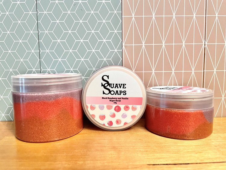 Sugar Scrub - Black Raspberry and Vanilla 140g