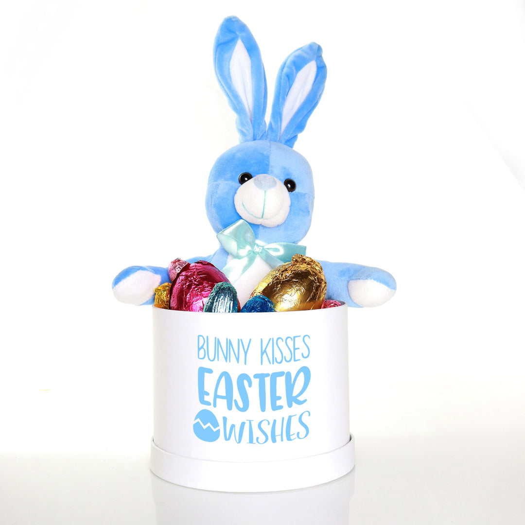 Blue Baxter Plush Bunny Medium Easter Hamper