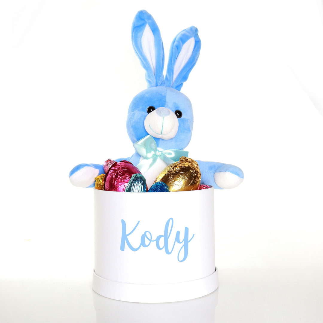 Blue Baxter Plush Bunny Medium Easter Hamper