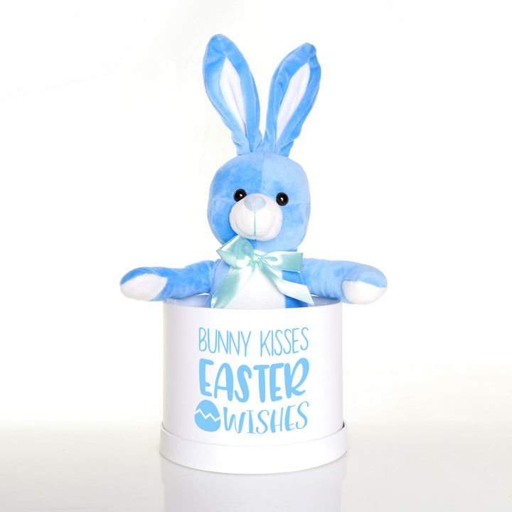 Blue Baxter Plush Bunny Medium Easter Hamper