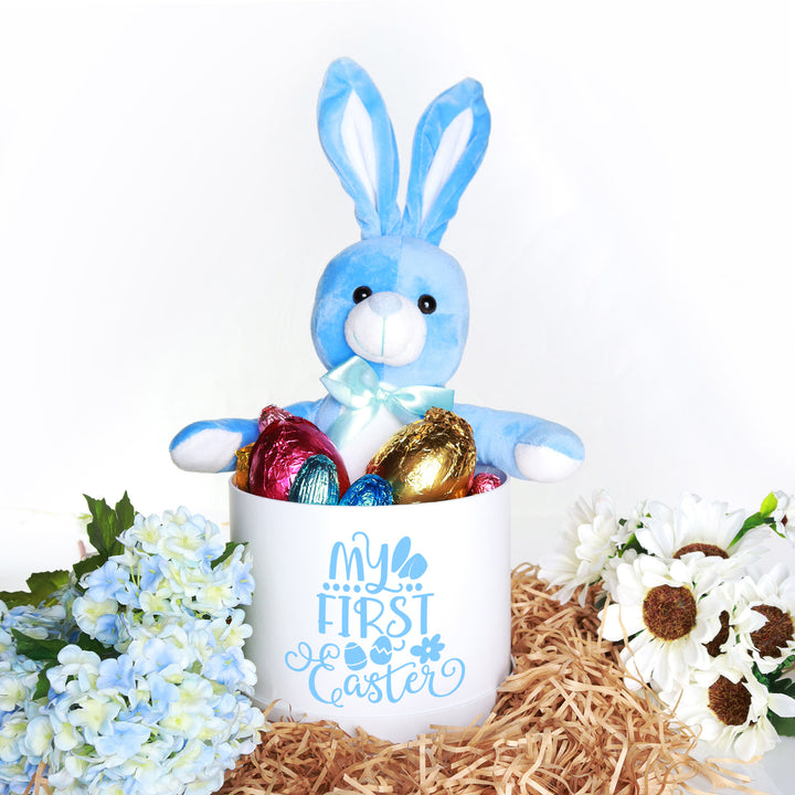 Blue Baxter Plush Bunny Medium Easter Hamper