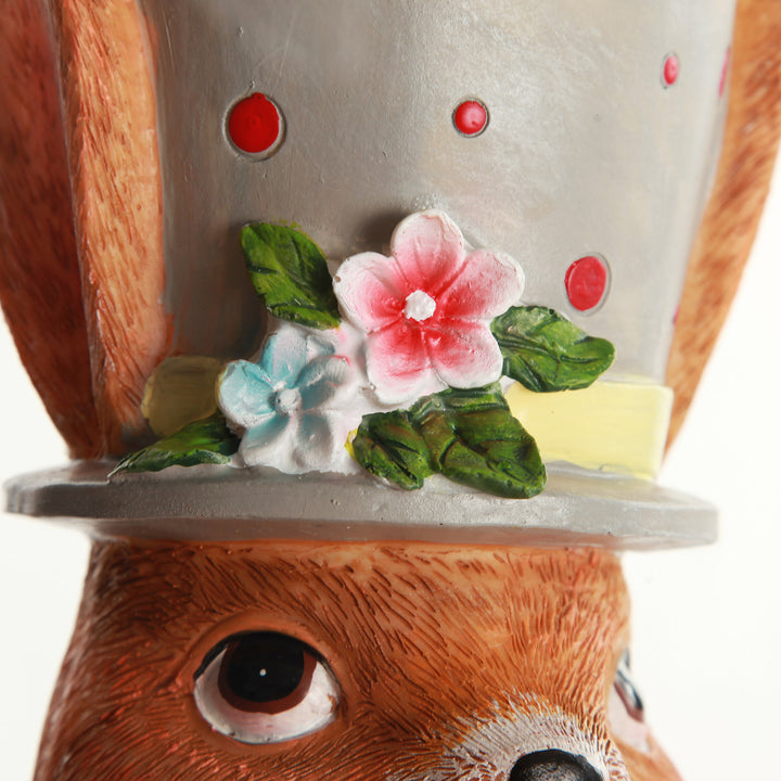 Blue Bunny with Pot Hat