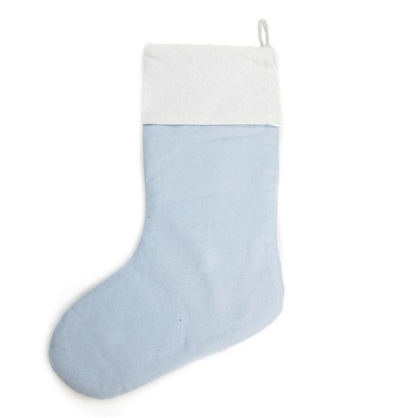 Blue Coastal Christmas Stocking - Set of 4