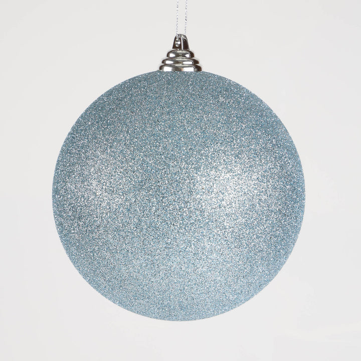 Blue Glitter Shatterproof Bauble - 14cm