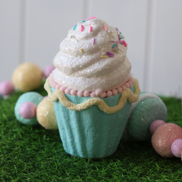 Blue Pastel Cupcake Decoration