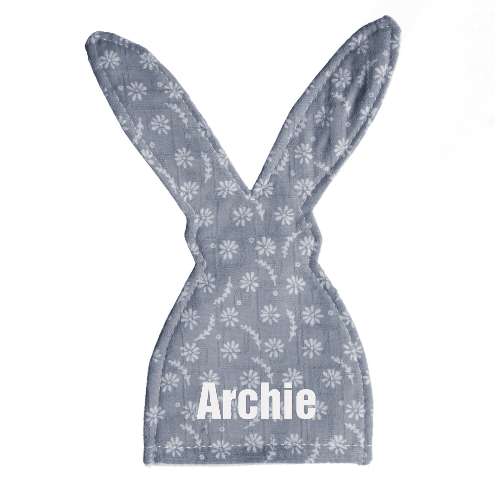 Personalised Bunny Egg Warmer Blue