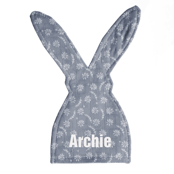 Personalised Bunny Egg Warmer Blue