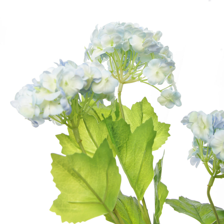 Blue Snow Ball Hydrangea Spray 