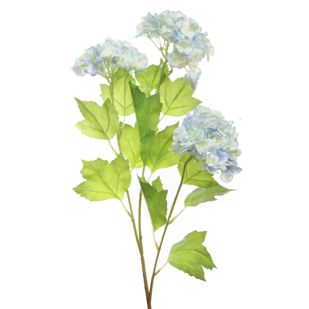 Blue Snow Ball Hydrangea Spray 